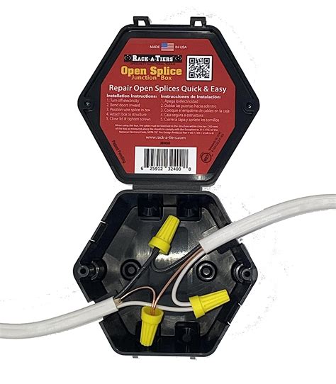 open splice junction box amazon|electrical in ground junction box.